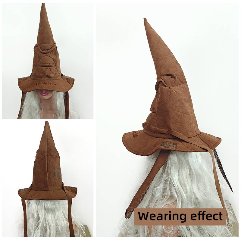 New Halloween Witch Hat Cosplay Costume Accessories [Tree Hat] Wizard Hat