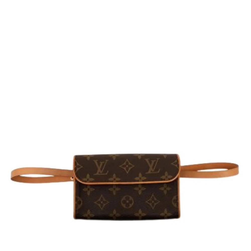 Louis Vuitton Vintage Pre-owned Pochette Florentine - Vintage - Dame - Brun - ONE SIZE - Læder
