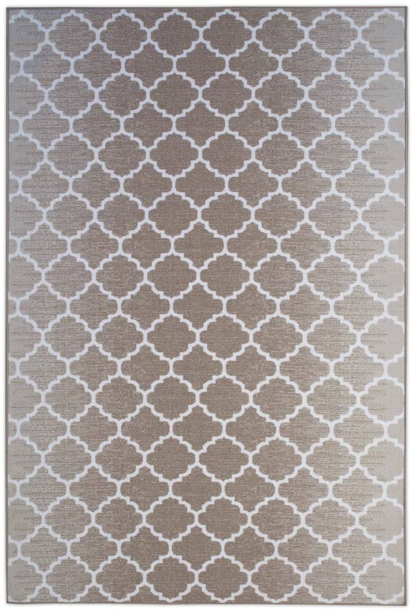 Voli Beige 133x190 cm Gummerad Matta