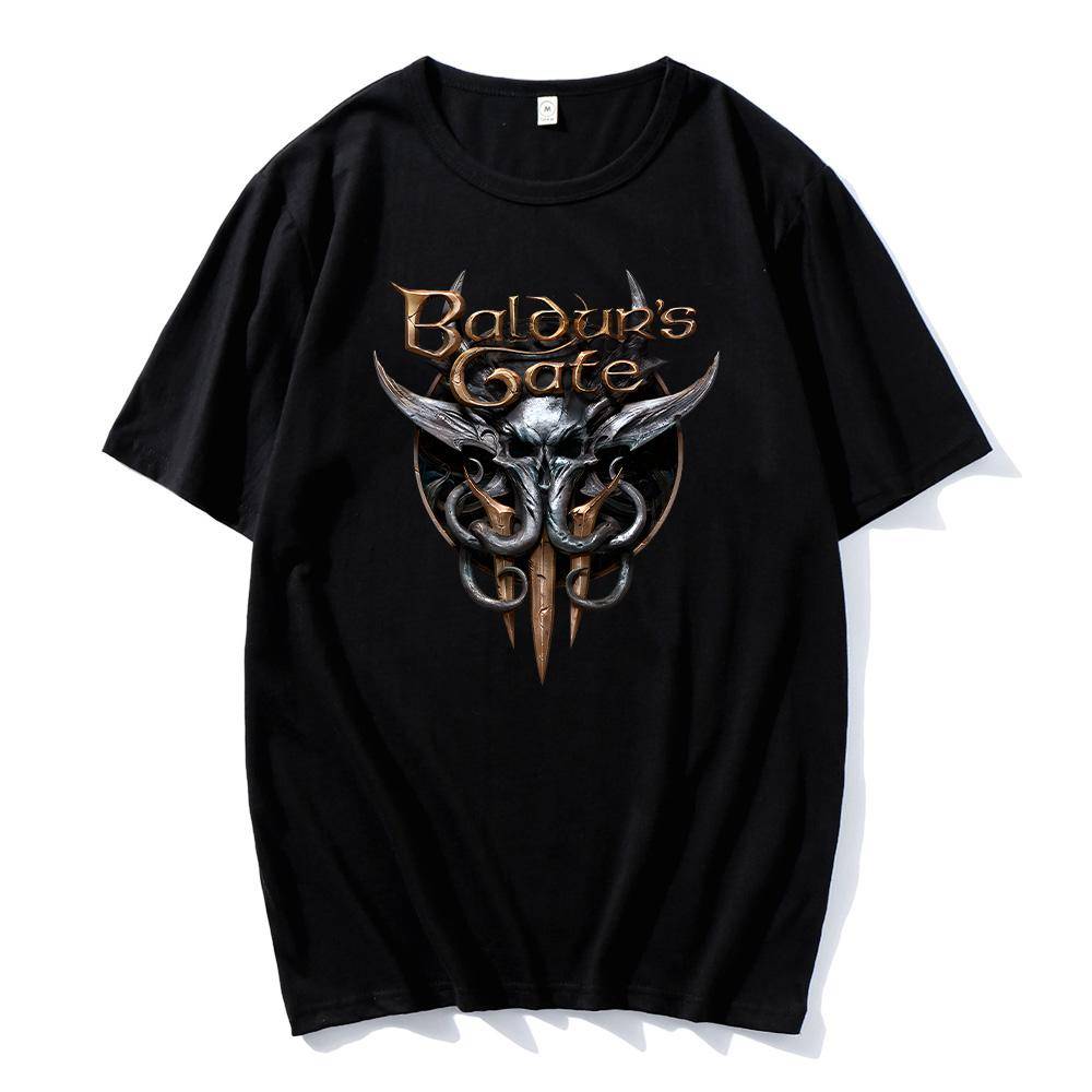 Baldurs Gate 3 Den Sista Patchen T-shirts Baldurs Gate 3 Hett Spel Nya Bomulls T-shirts Sommar Dam Herr Avslappnade Andningsbara T-shirts Y2... cm