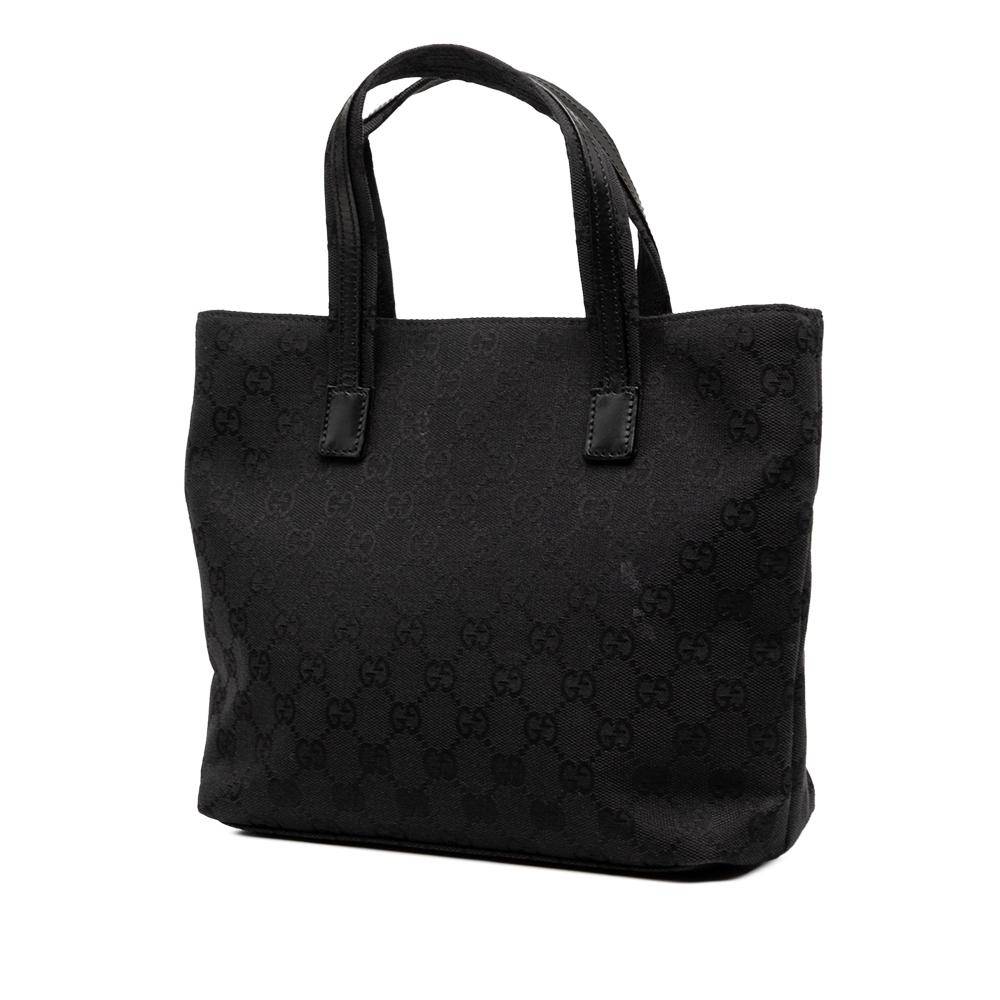 Gucci Vintage Tote Stl. - Totebags Från Magasin - Black (L 20cm x W 24cm x D 11cm)