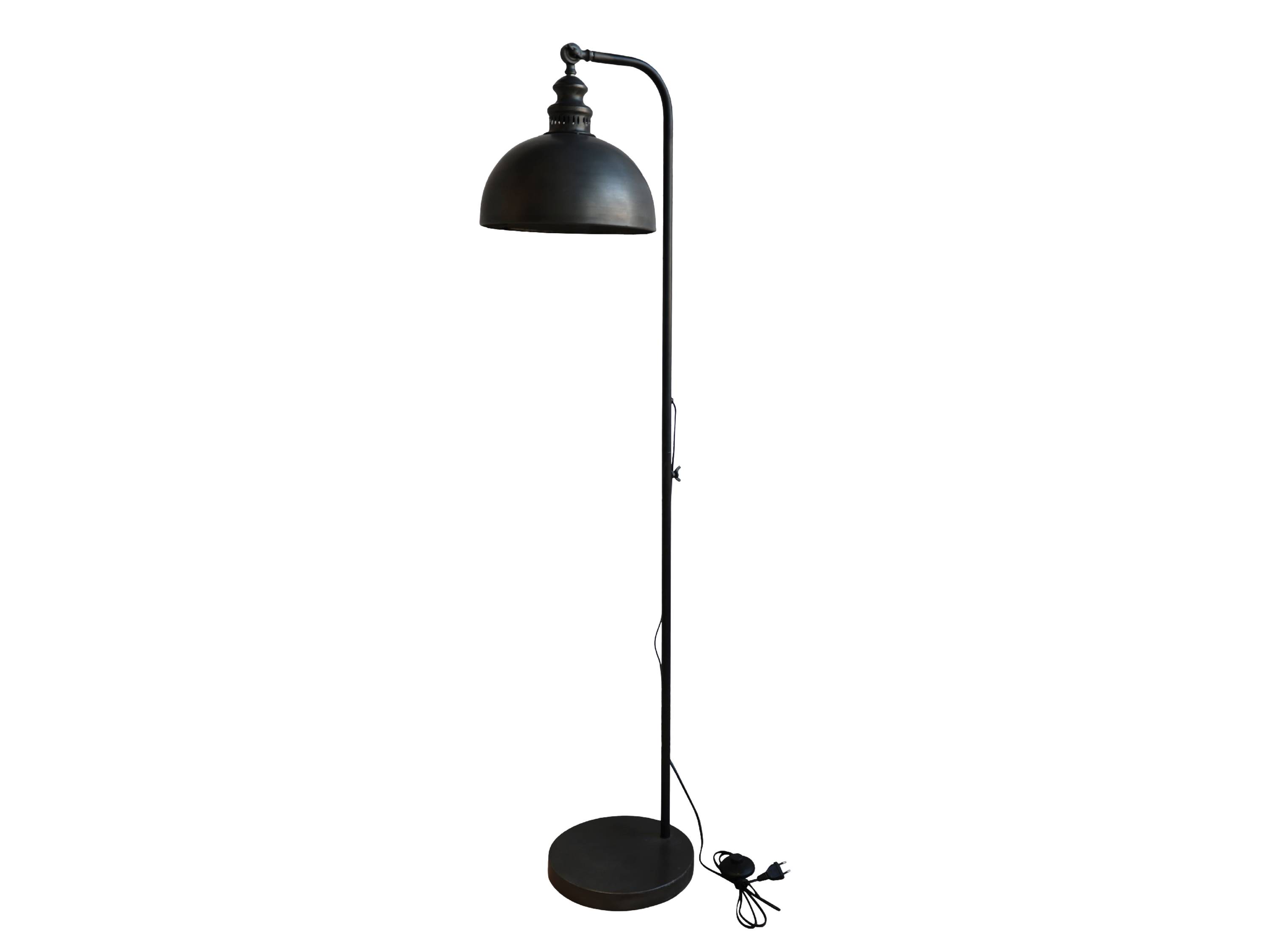 Chic Antique, Lampe med messingtop, H18/Ø17 cm.