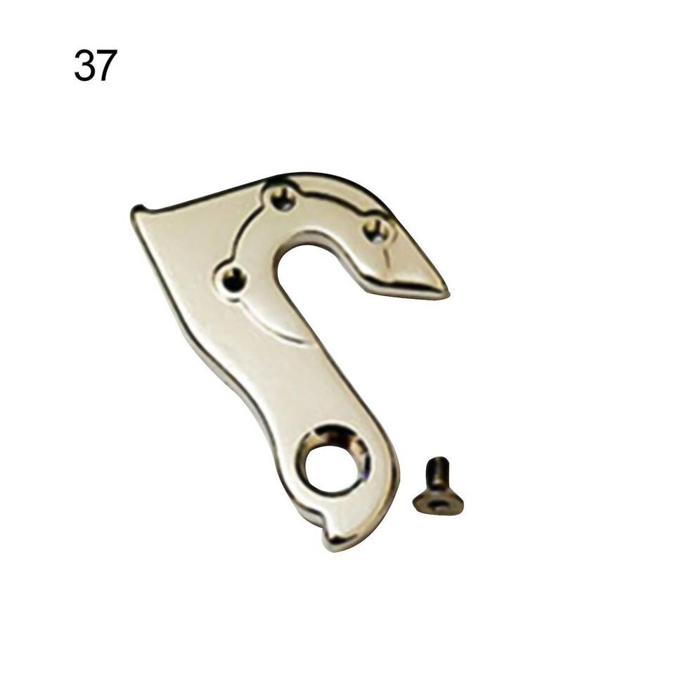 (37#) Derailleur Hanger Rust-proof Aluminum Alloy Rear Derailleur Hanger for Bicycle