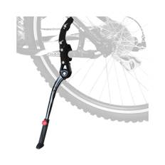 Riblind Bicycle Kickstand Bicycle Stand Adjustable Length Two Point Fixation Easy Installation Black inch 24-28
