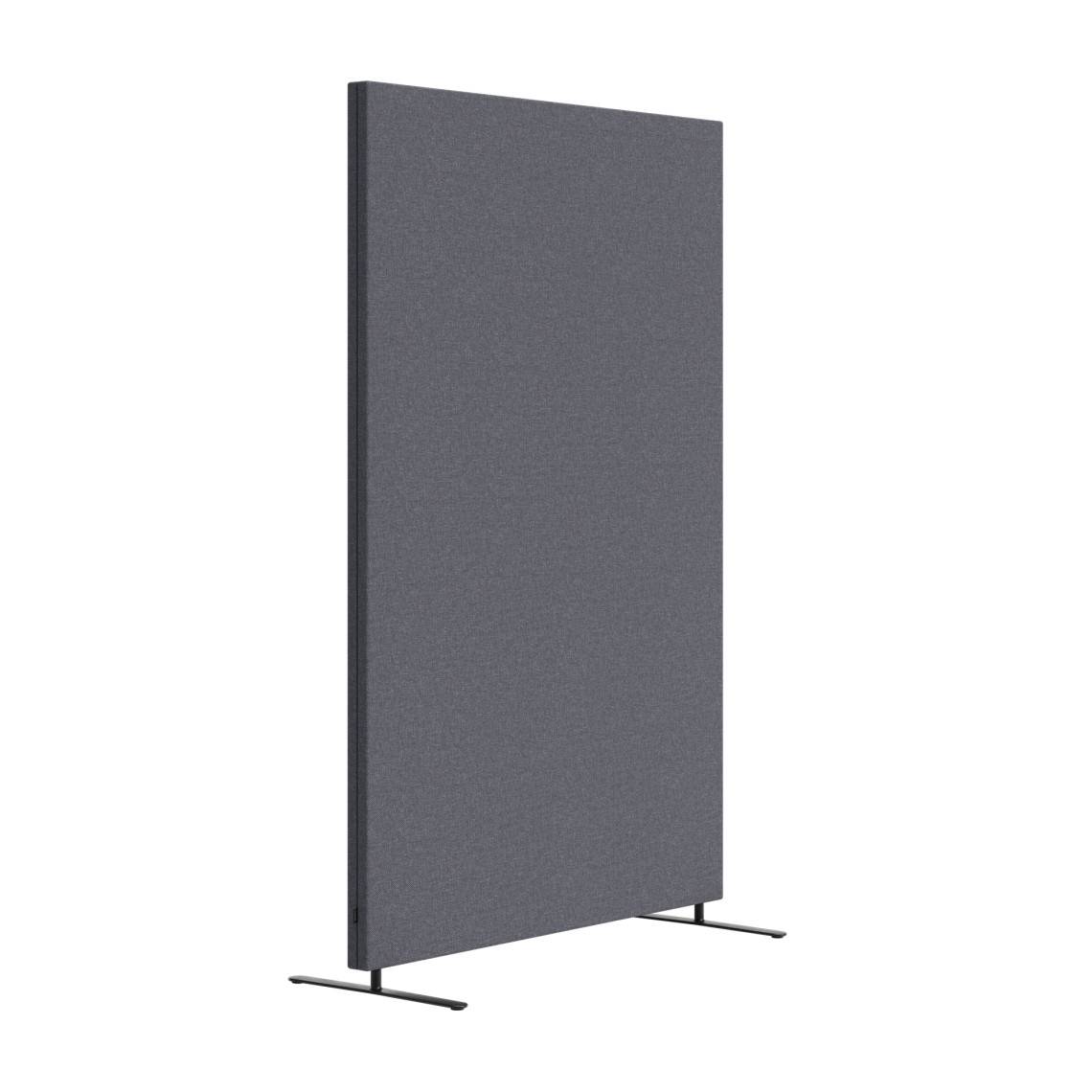 Gulvskærm Soneo 30 - Inklusive skærmfødder, Størrelse B120 x H136 cm, Stof Salsa 62 - Lyseblå.