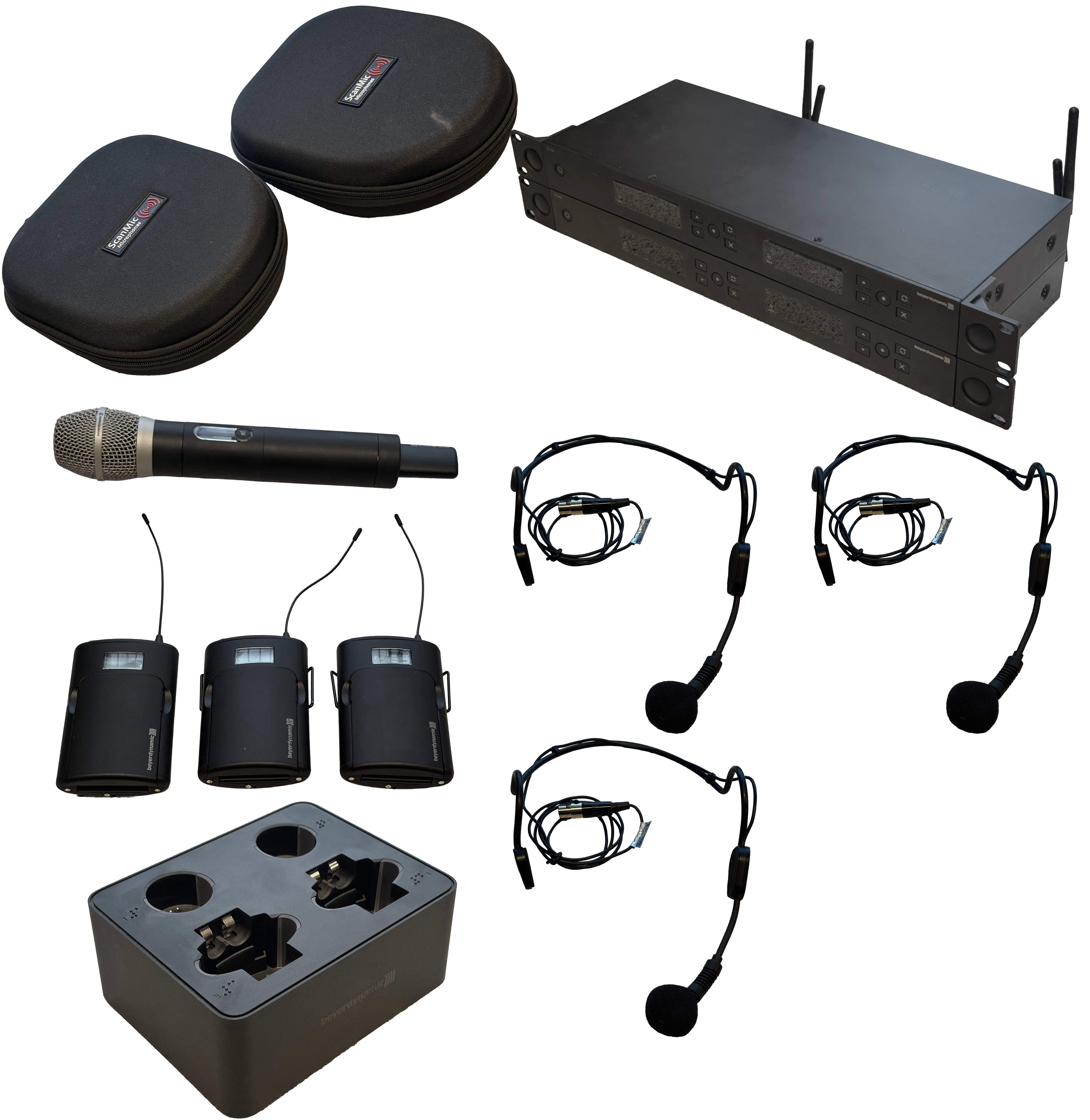 Beyerdynamic TG500 Trådløs Mikrofon system inkl. ladestation - BRUGT