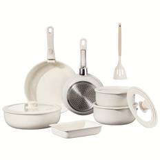 TEMU 13pcs Pots And Pans Set, Nonstick Cookware With Detachable/removable Handle, Induction Rv Kitchen Set, Oven Safe