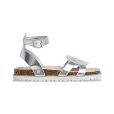 Pepe Jeans för flickor. PGS90204 Sandlias Berlin Stars silver (33), Karta, Spänne, Casual, barnmode - Silver (33)