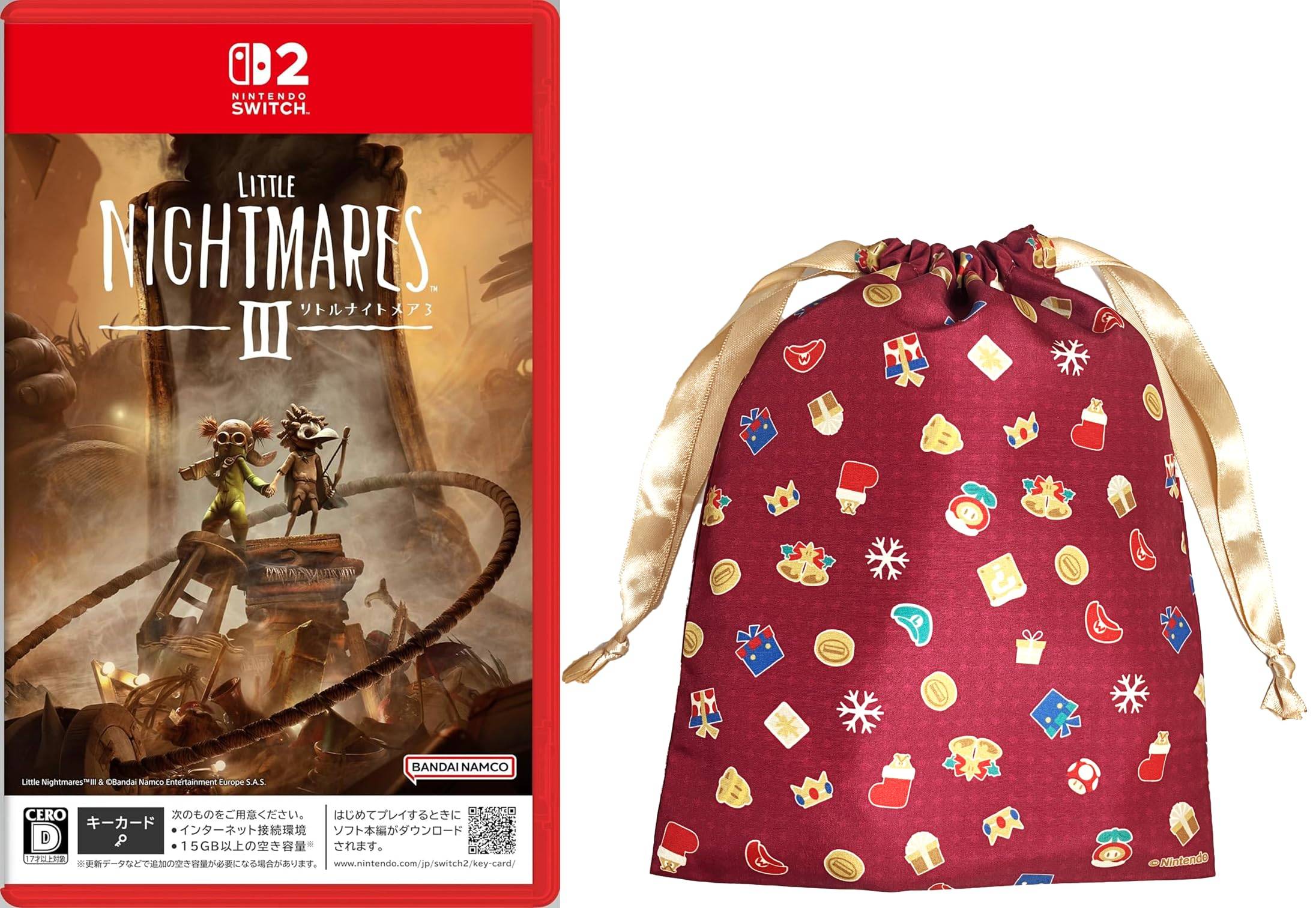 Little Nightmares 3 Switch 2 Bonus 2025 Julklappspåse Ingår -