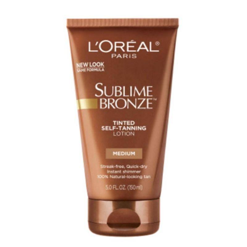 L'Oréal Paris Sublime Bronze Färgad Sol-utan-sol Lotion Medium, 150ml, 1 st brown