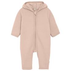 Huttelihut Baby's Pram Suit Wool Fleece Overall Barn Storlek 62 Färg rosa