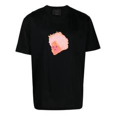 Limitato - t-shirt med grafiskt tryck - herr - bomull - XL - Svart
