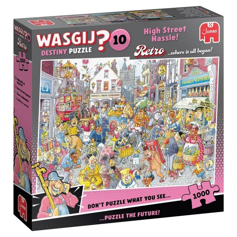 Wasgij Destiny 10 High Street Hassle Pussel 1000 bitar - Wasgij - Leksaksaffären