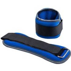 0.5kg/1kg justerbara ben fotled sandväska vikter träning sandväska sveper styrka styrketräning fitness - 0.5kg blå
