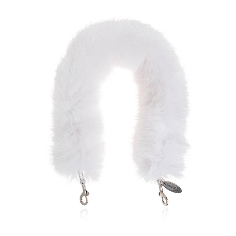 Balenciaga Fur taskerem - Tasker - Dame - Hvid - ONE SIZE - Uld