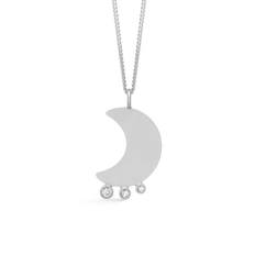NÜ Denmark - Moons No. 2 Halskæde - Silver - OneSize