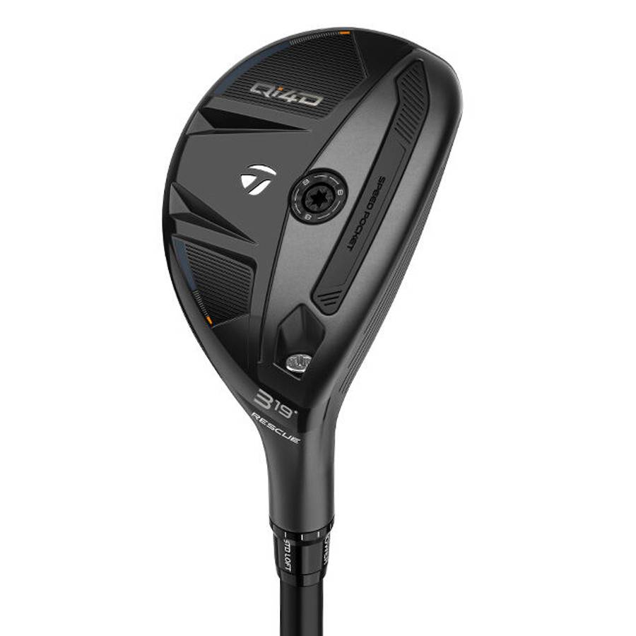 Venstrehånds TaylorMade Qi4D Rescue 3 Rescue / 19 graders loft X flex