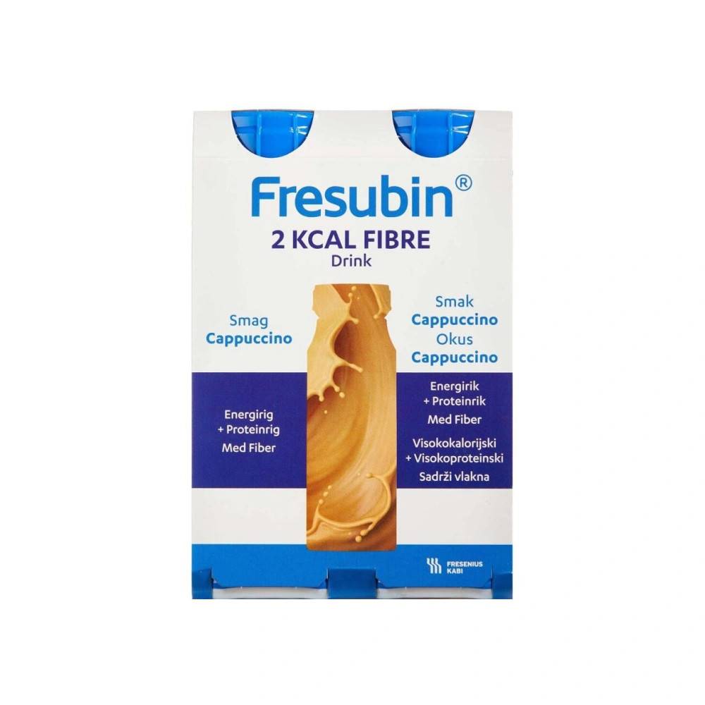 Fresubin 2 kcal Fibre Cappuccino Drink - 4 x 200 ml