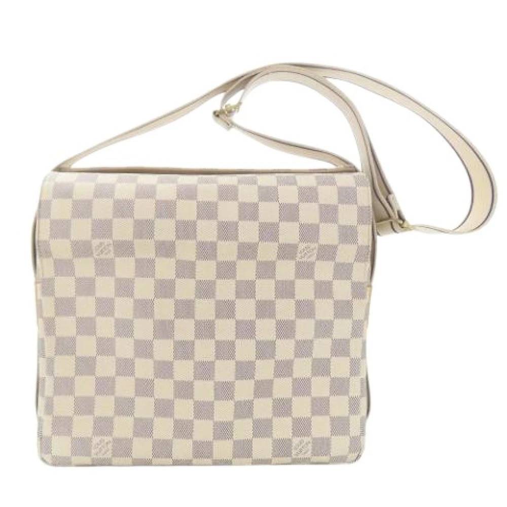 Louis Vuitton Vintage Pre-owned Damier Azur Skuldertaske - Vintage - Dame - Beige - ONE SIZE - Uld