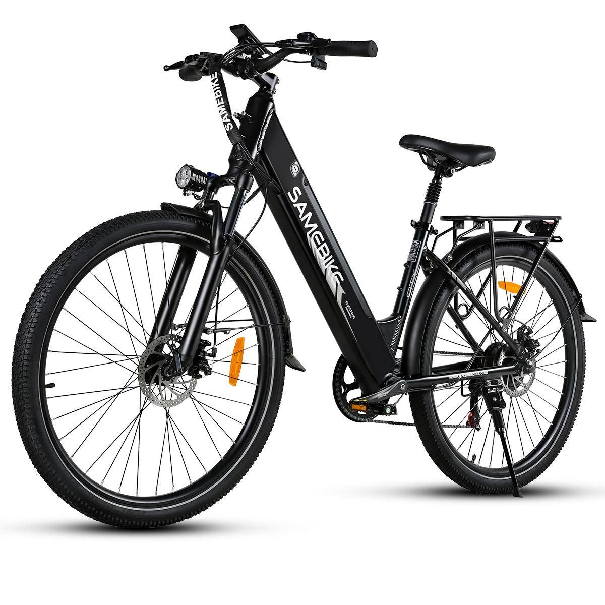 Samebike RS-A01 Pro Elcykel för Vuxna Mountainbike 500W 36V 15Ah Litiumbatteri City E-bike svart