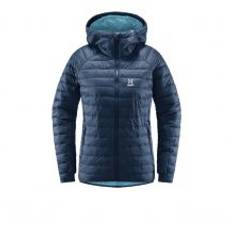 HAGLÖFS Spire Mimic Hooded Jacket (Tarn Blue) Kvinder