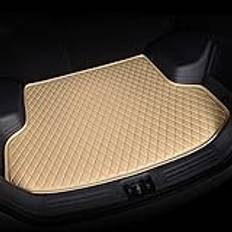 Bagageskydd Szwaldaper Anpassade bagagerumsmattor for bil, for VOLVO, alla modeller S60 Xc90 V90 S80 C30 Xc60 V60 XC-klass S90 S40 V40(Beige)