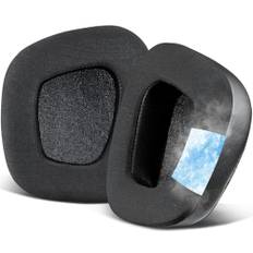 SOULWIT Ersättnings Kylande Gel Öronkuddar för Corsair Void/Void v2/Void Pro/Void Elite/Surround Wired & Wireless RGB USB spelheadset, pads med ljudisolering skum, ökad tjocklek
