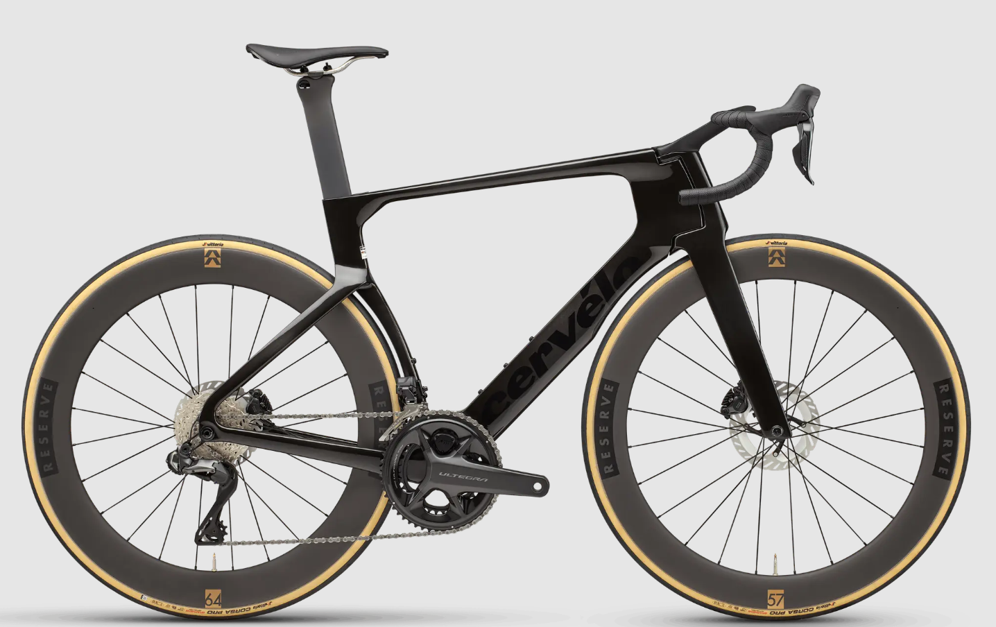 Cervélo S5 2026 - Shimano Ultegra - Reserve 57|64 Turbulent Aero - 119 / 48 / five black