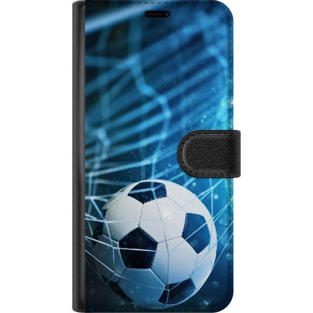 Asus Zenfone 10 Svart Plånboksfodral Fotboll