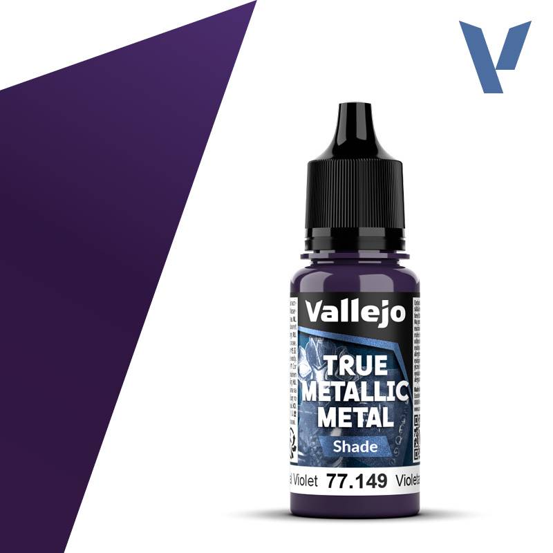 Vallejo True Metallic Metal: Celestial Violet (Shade) (18ml)