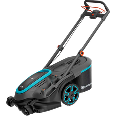 Gardena 36v plæneklipper powermax duo 46 inkl 2.5ah batterier og lader