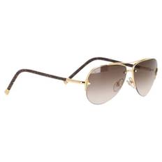 Louis Vuitton Vintage, Pre-owned, Dam, ONE Size, Pre-owned Metall solglasgon