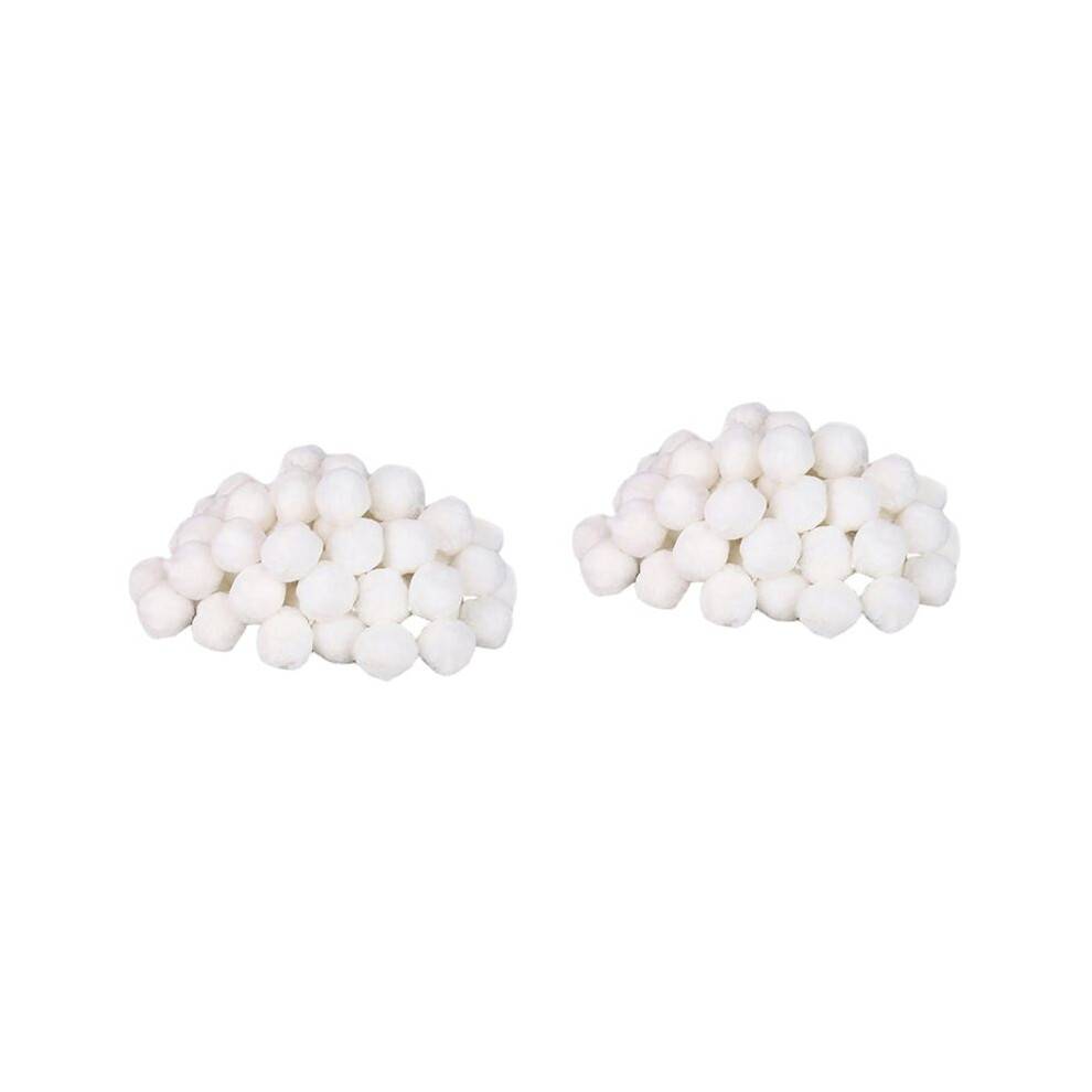 2X Pool Filter Balls Pool Cleaning Balls Swimming Pool Cleaning Equipment Filter Water Purification Fiber 500G