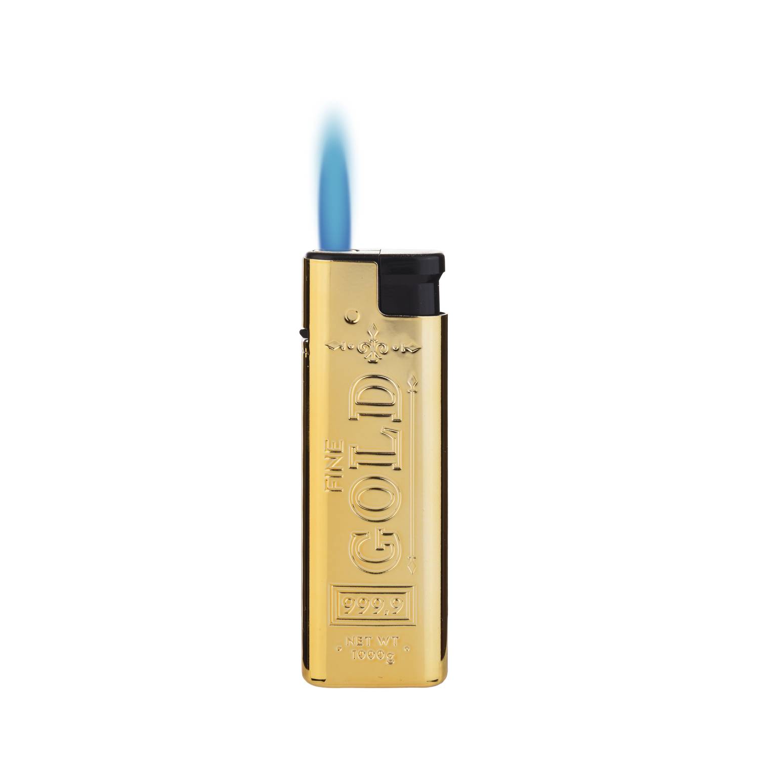 Prof Goldbar Metal Case Jet Lighter