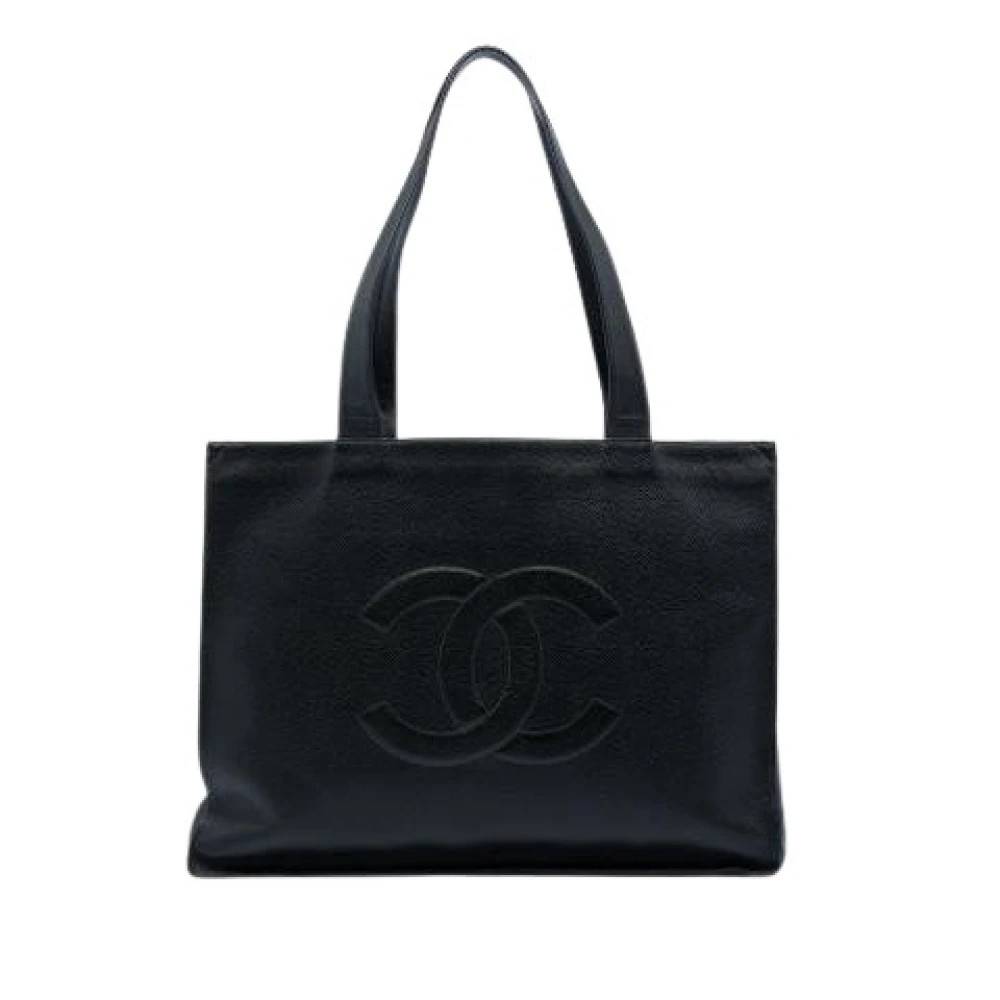 Chanel Vintage Pre-owned Caviar Læder Tote - Vintage - Dame - Sort - ONE SIZE - Læder