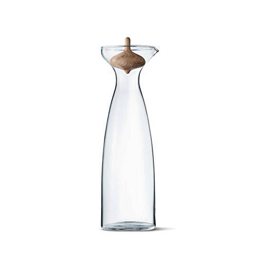 Georg Jensen ALFREDO Carafe/Pitcher/Decanter, Clear, Diameter 10cm x Height 31cm, Capacity 1.0L, Made in Portugal, Product Number: 3586205