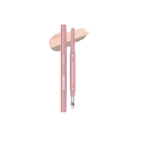 DEZONE - Dual Tone Aegyo Sal Pen - 250mg - DC01 Nude Brown