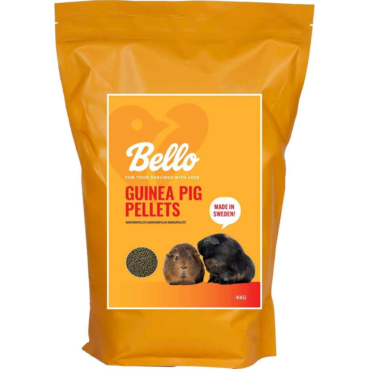 Bello Guinea Pig Pellets - Marsvinspellets - 4 kg