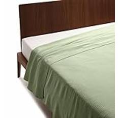 GUZZINI Classic - Enkelsäng Sängöverkast 180 x 260 100% OekoTex-Certifierad Bomull, Täcke För Enkelsäng Vår Sommar Mjuk Lätt, Täcke Täcke Andningsbart Komfort Varje Säsong