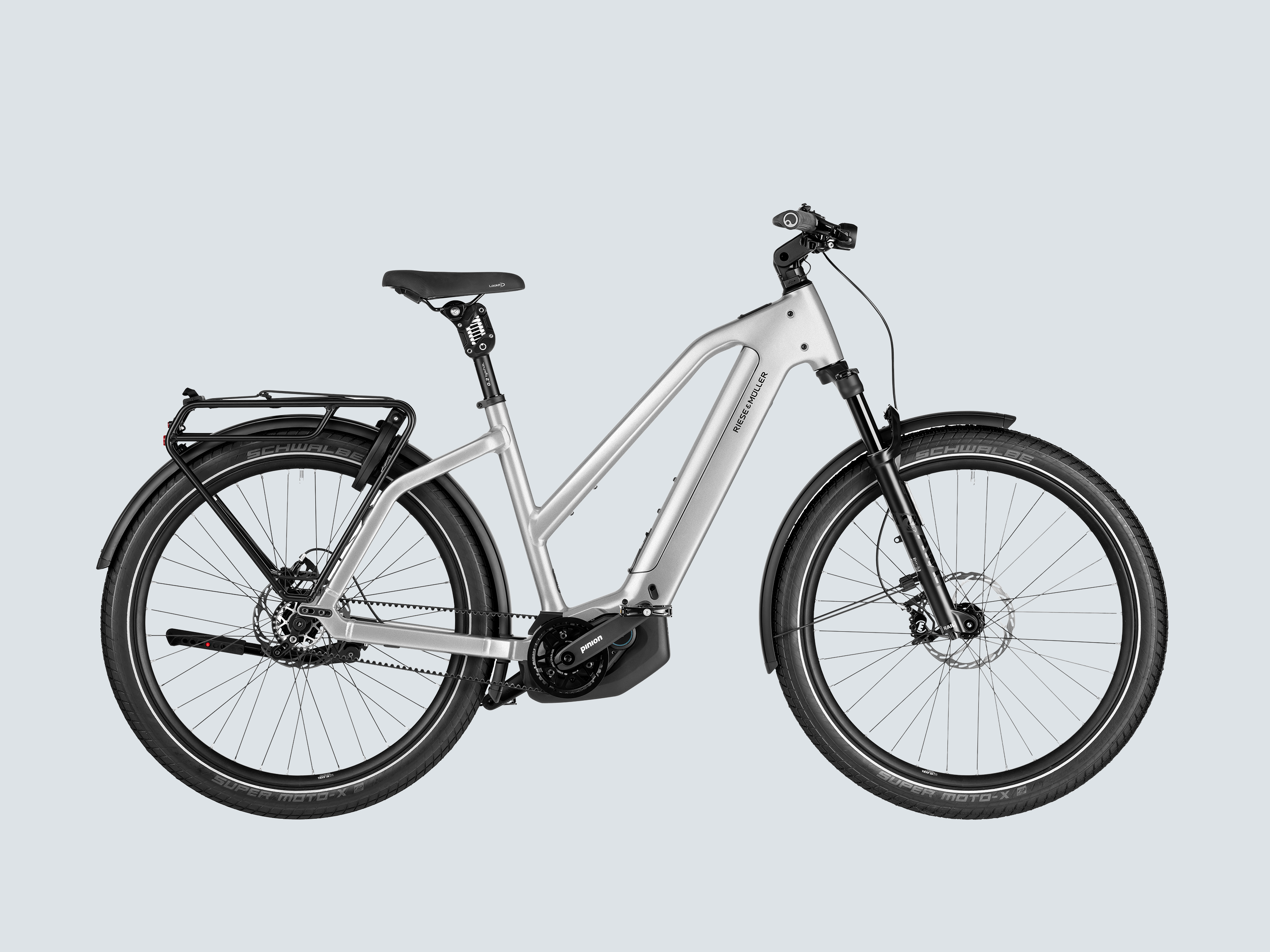 Riese & Müller Charger5 Mixte Pinion - Magnesium / Small (160-175 cm)