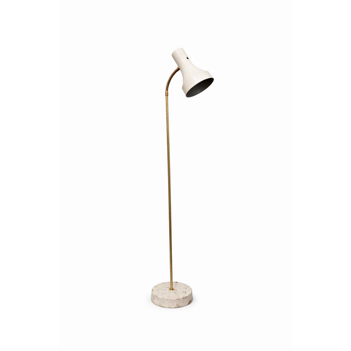 Vintage by Bright 1-2-3 Brass Flex Golvlampa – Metallbas