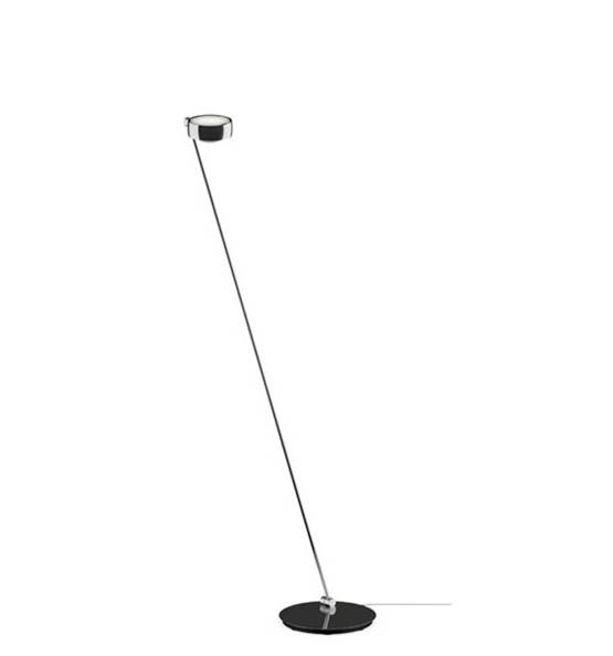 Occhio Sento lettura 125 gulvlampe, E, højre, blank krom