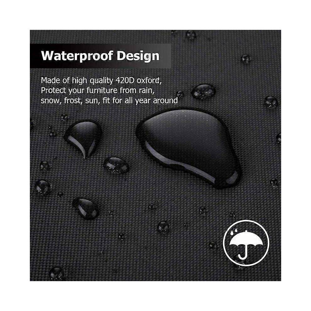 240*240*90CM 420D Square Garden Furniture Cover, Waterproof Garden Furniture Cover