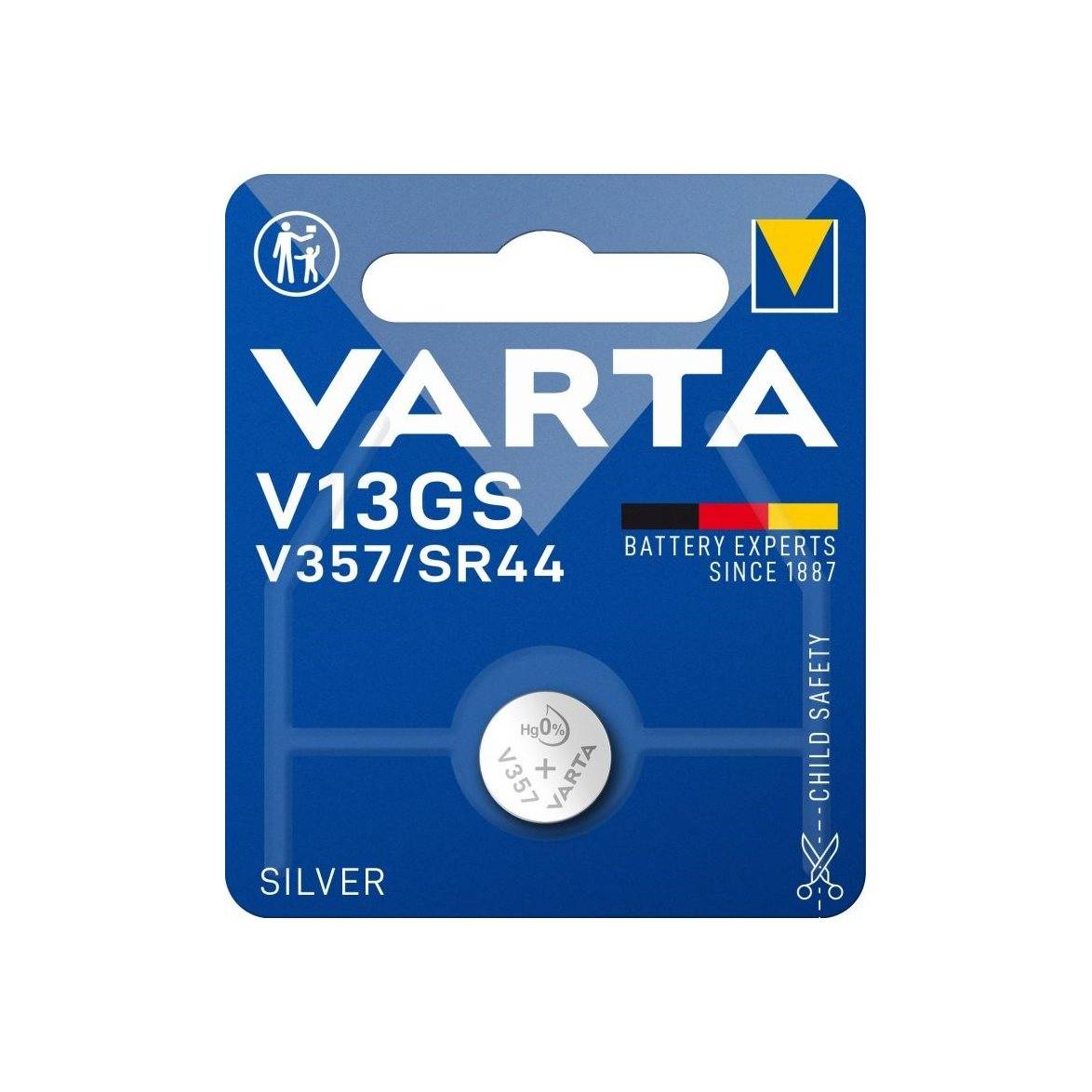 Varta V136gs/V357/Sr44 1,55V Silveroxid 155Mah