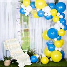 Ballongbåge - 5m - Blå/Gul