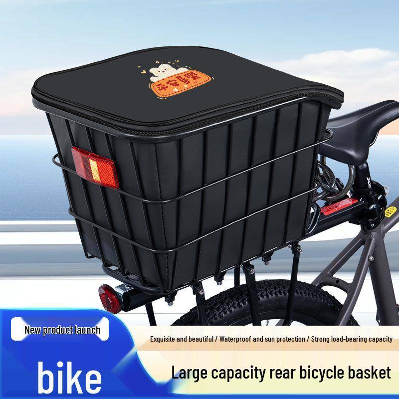 Cykelkorg fram för mountainbike och hopfällbara cyklar - Universell rammontering gray
