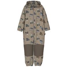 Name It Softshelldragt m. Fleece - Noos - NmmAlfa08 - Silver Min - Name It - 1½ år (86) - Softshell