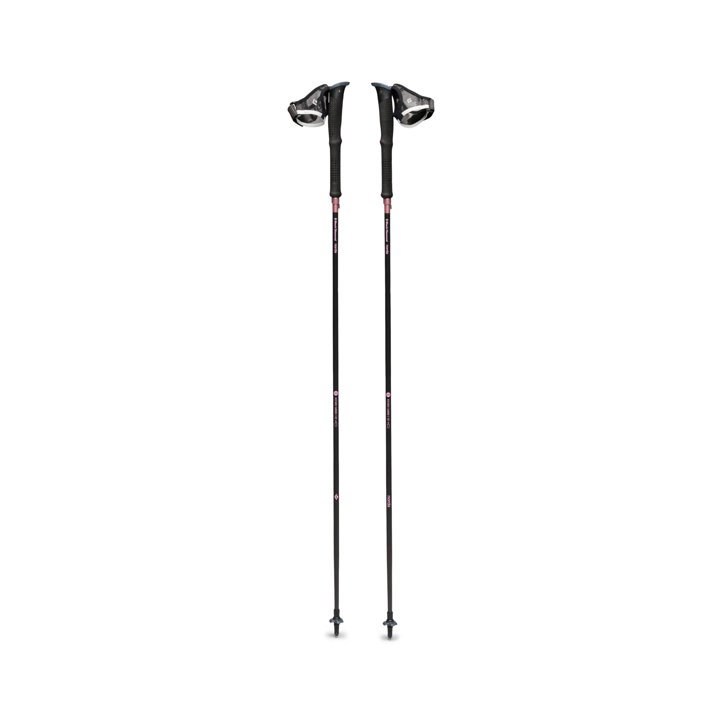 BD X norda Distance Carbon Z FKT Trekking Poles - Kunzite / 115 cm