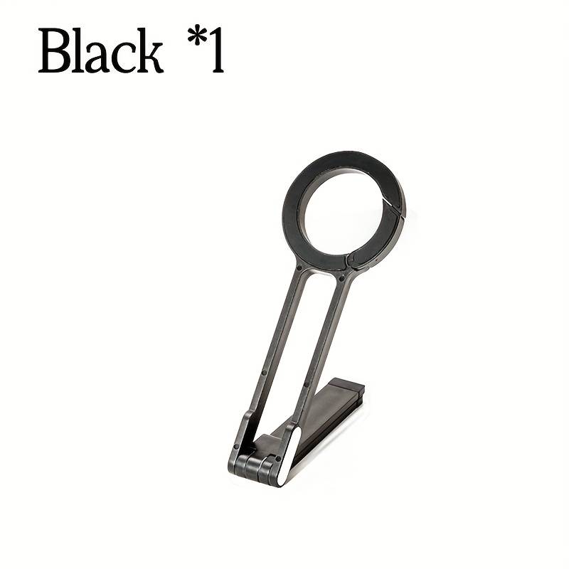 TEMU Magnetic Portable Phone Stand With Keychain- Foldable Tripod Compatible With Iphone& Cases, For Home, Outdoor Photography, Office& Car Use