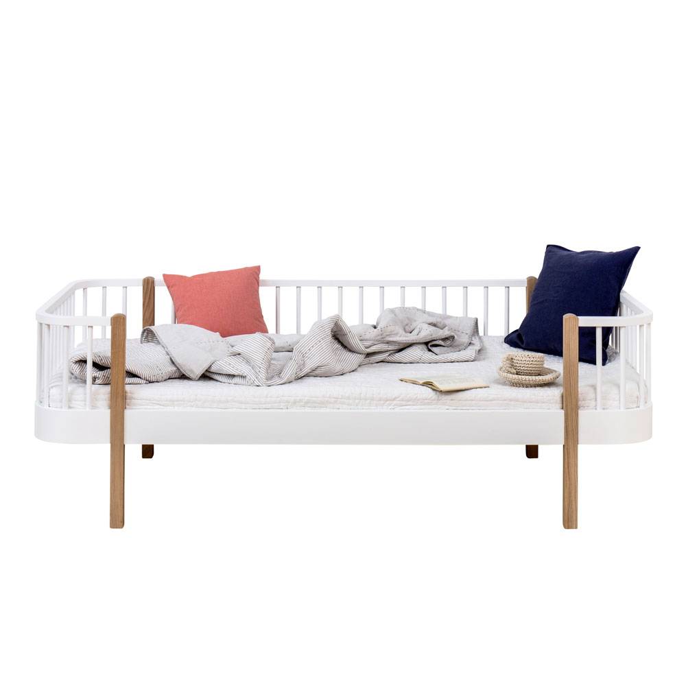 Oliver Furniture - Wood Dagbädd Vit/ Ek - Spjälsängar och barnsängar - Søren Rørbæk - Vit